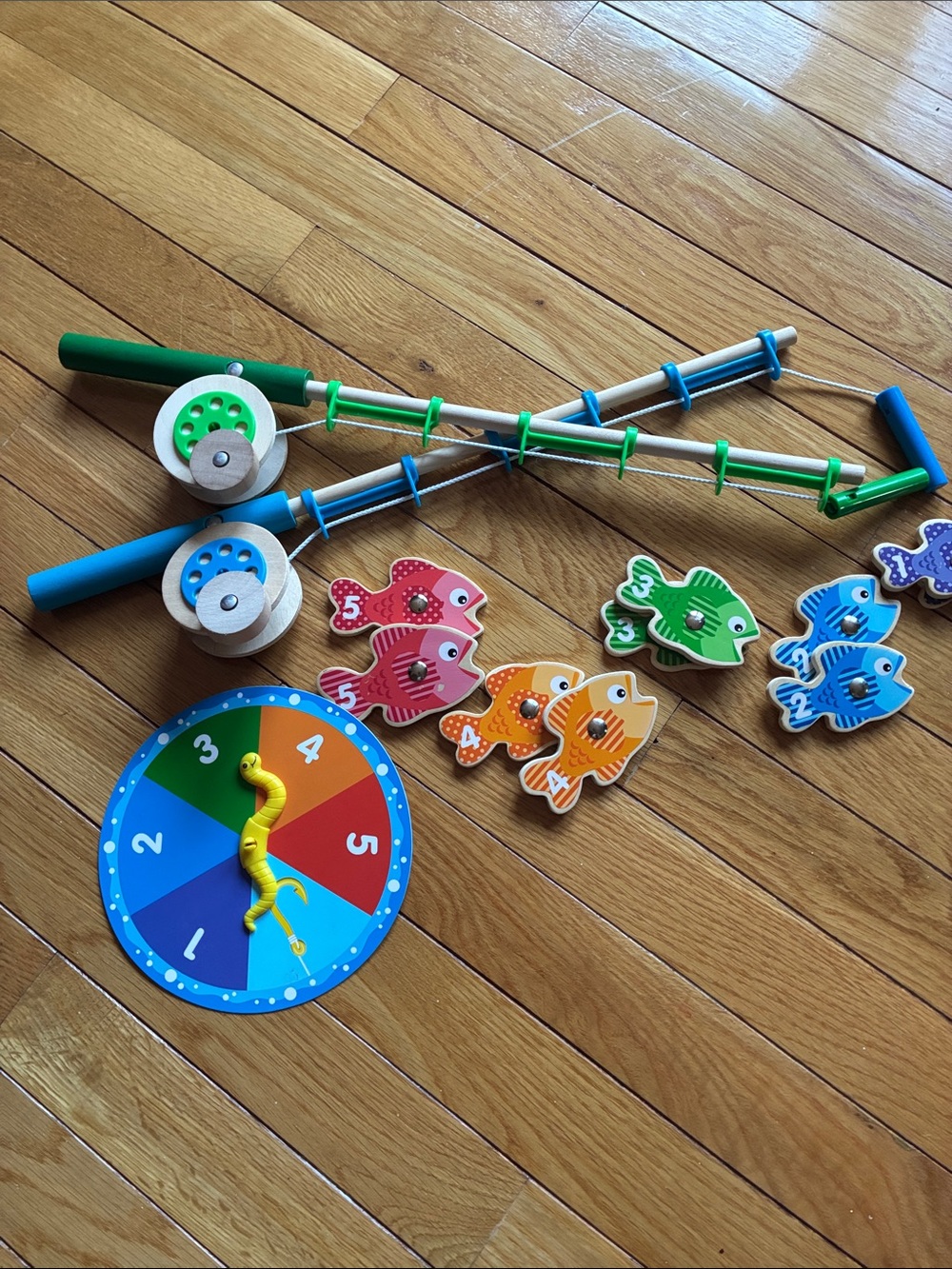 Kiddie Fishing Set (2 poles, 10 fish)